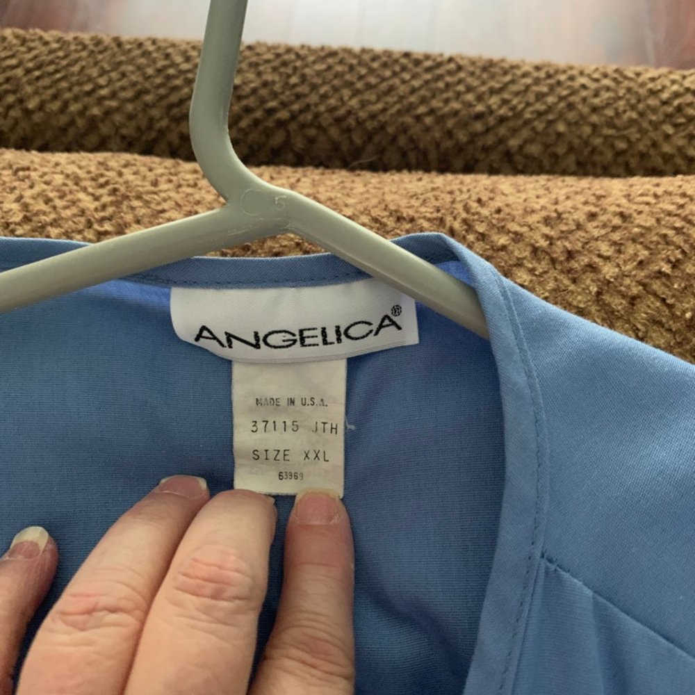 Light Blue Scrub Jacket - Picture 2 of 3